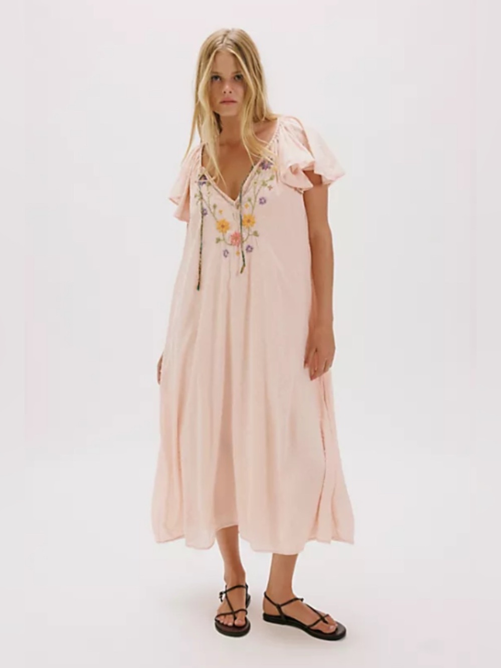 Free people Savannah Rose Midi Dress.